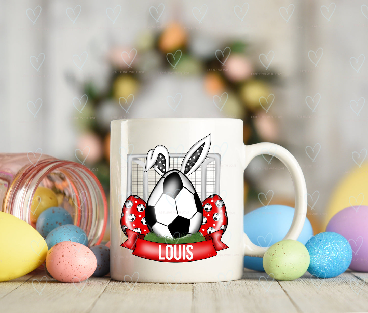 Football Easter Egg Mug