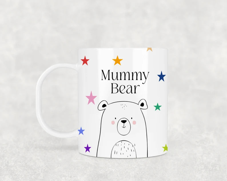 Matching Ceramic Mugs - Mummy/Daddy/Baby Bear