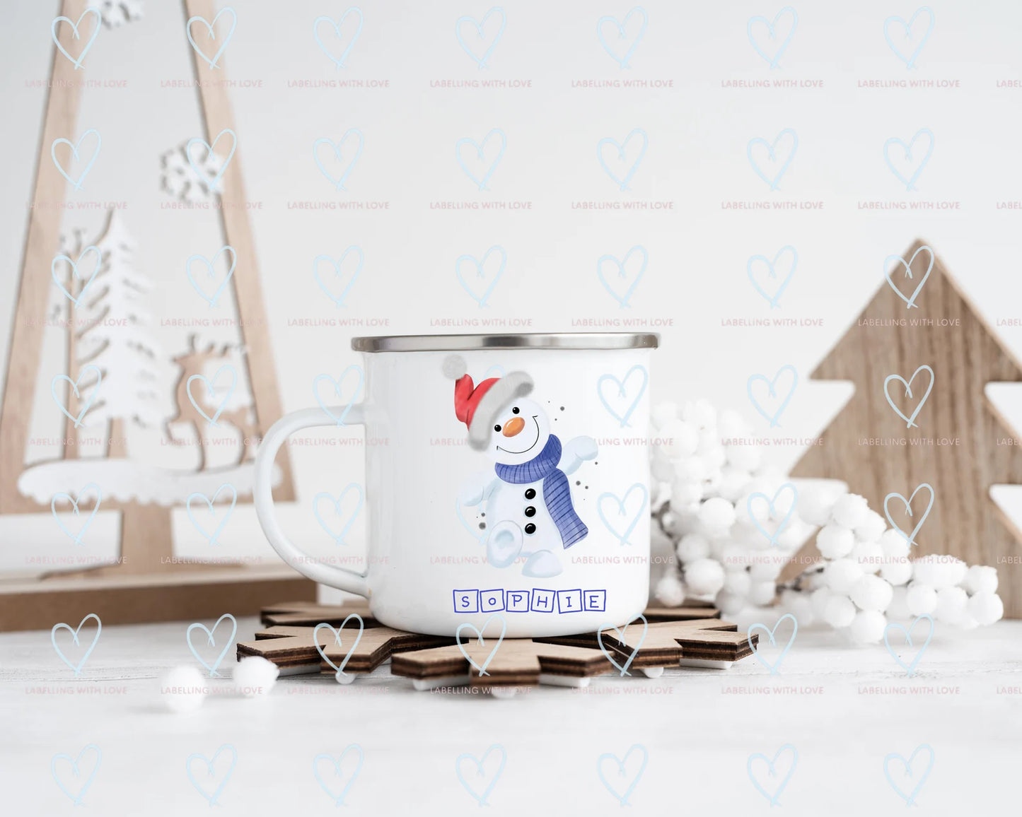 Personalised Hot Chocolate Camping Mug