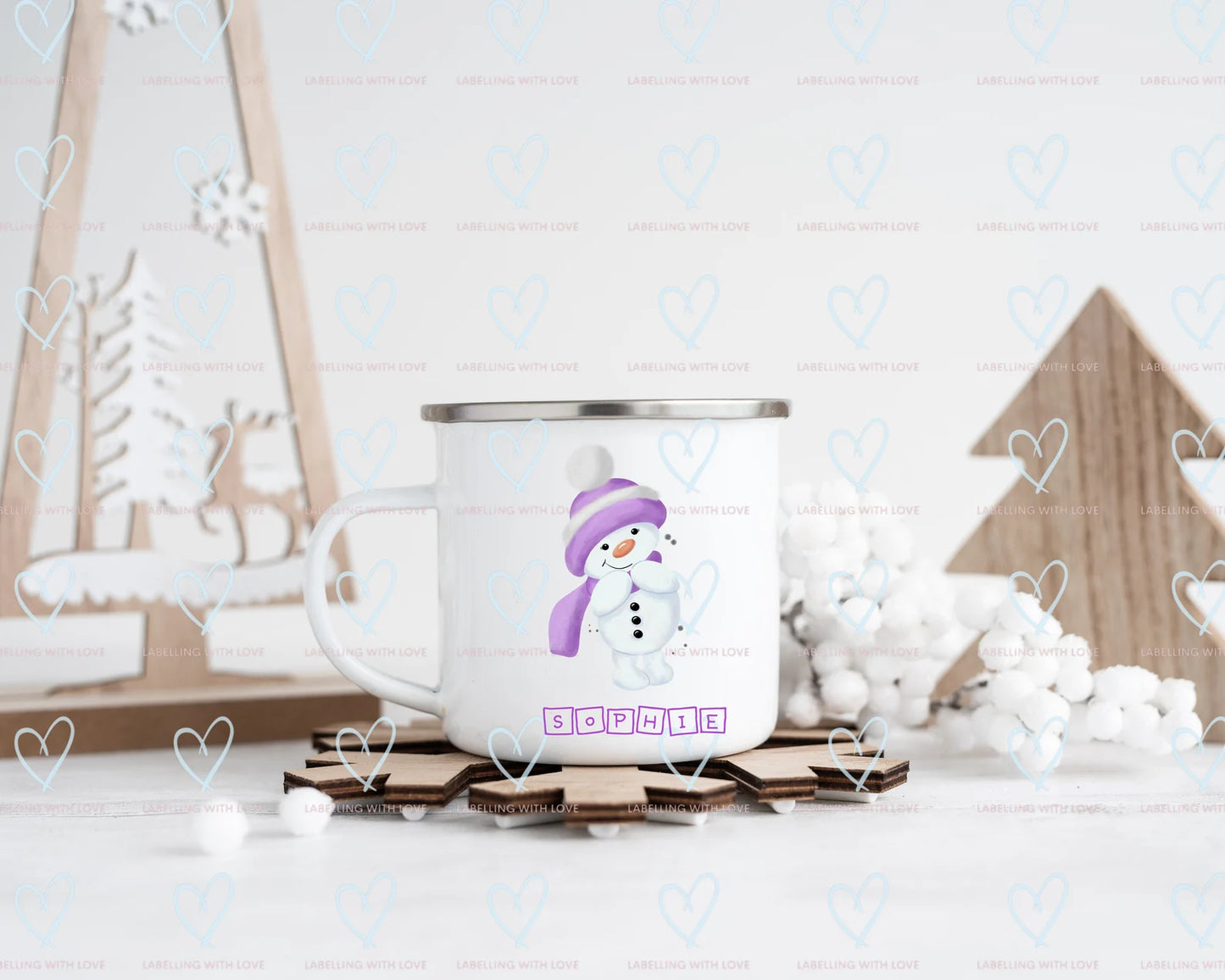 Personalised Hot Chocolate Camping Mug