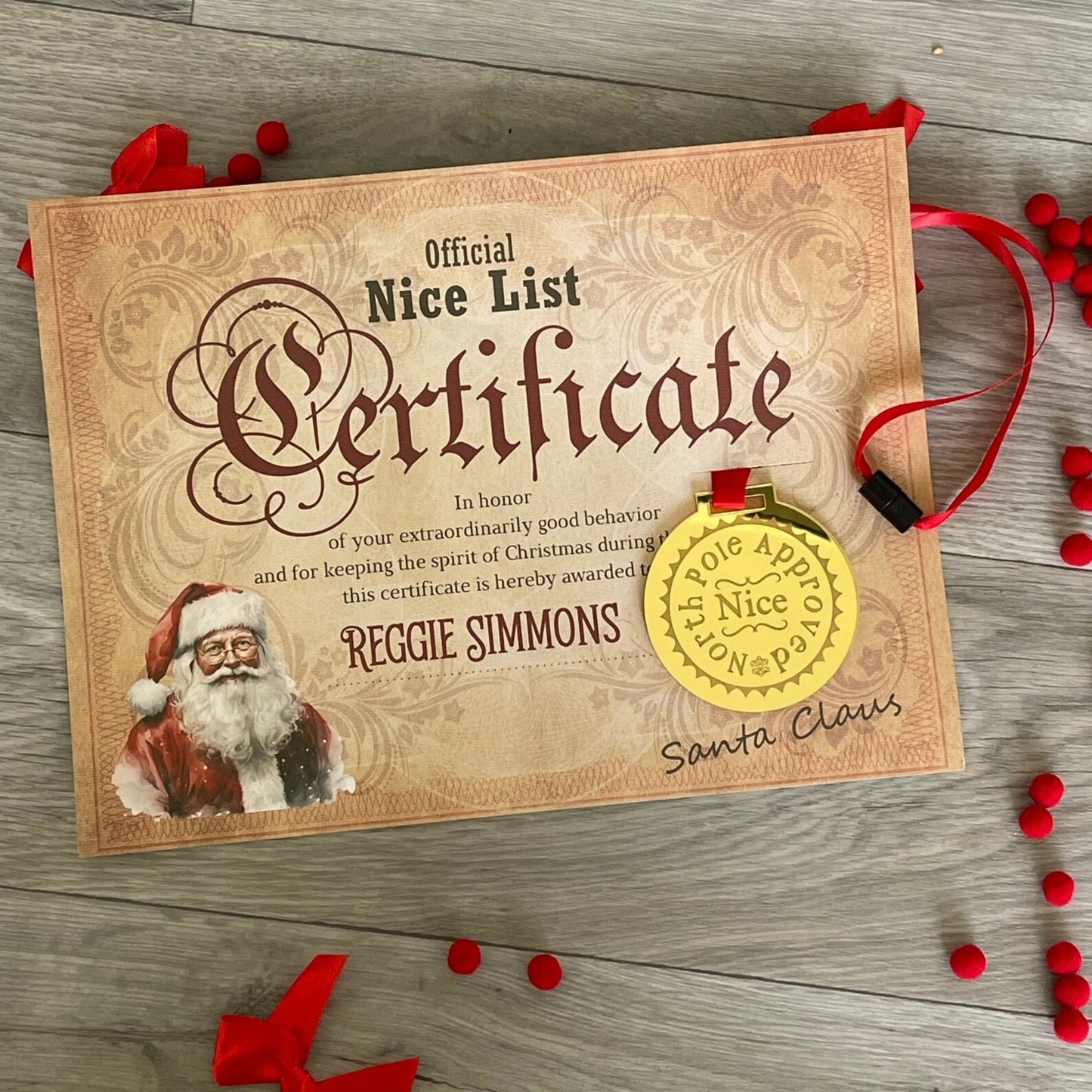 Personalised Vintage Santa Letter