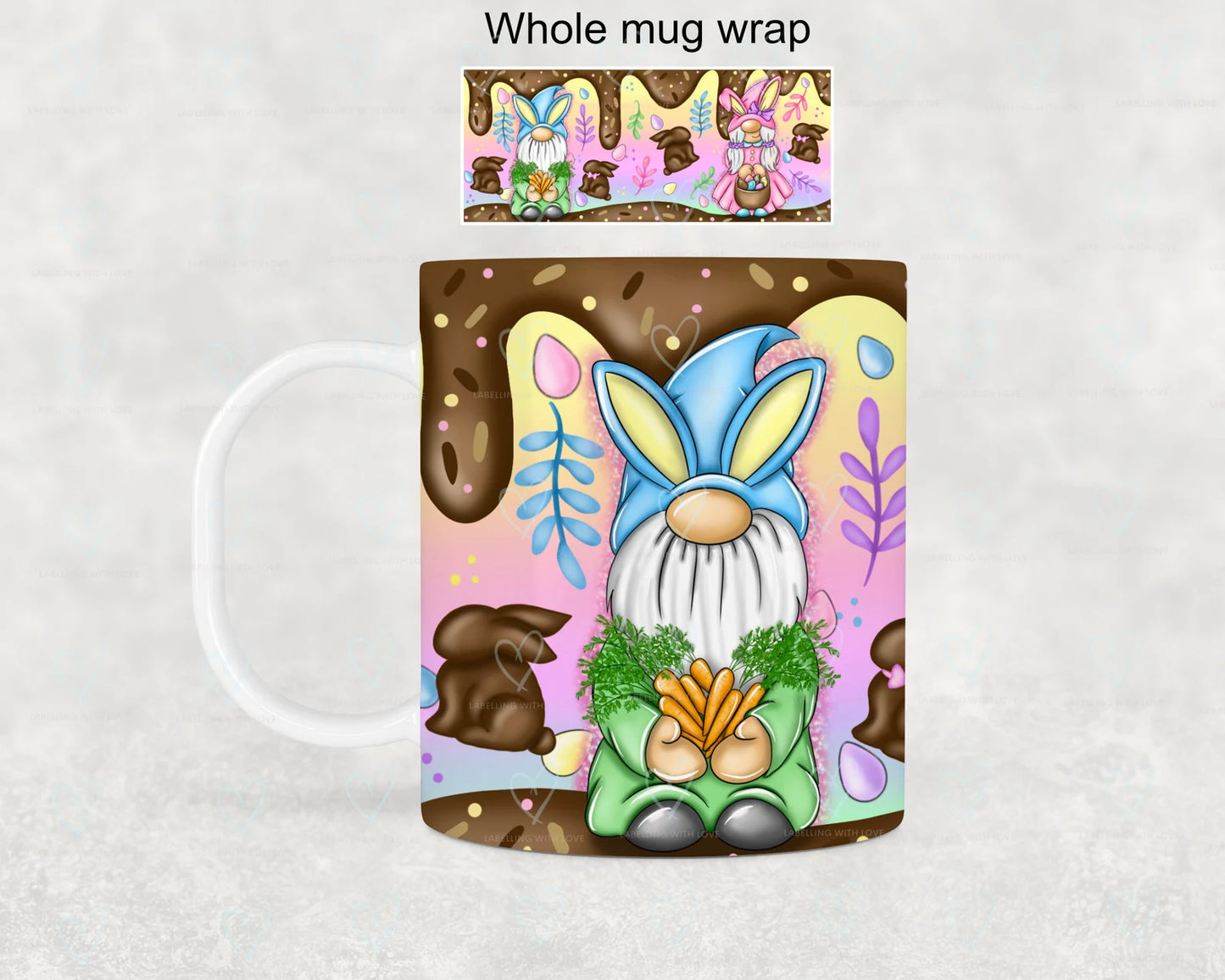 Easter Bunny gonk Mug
