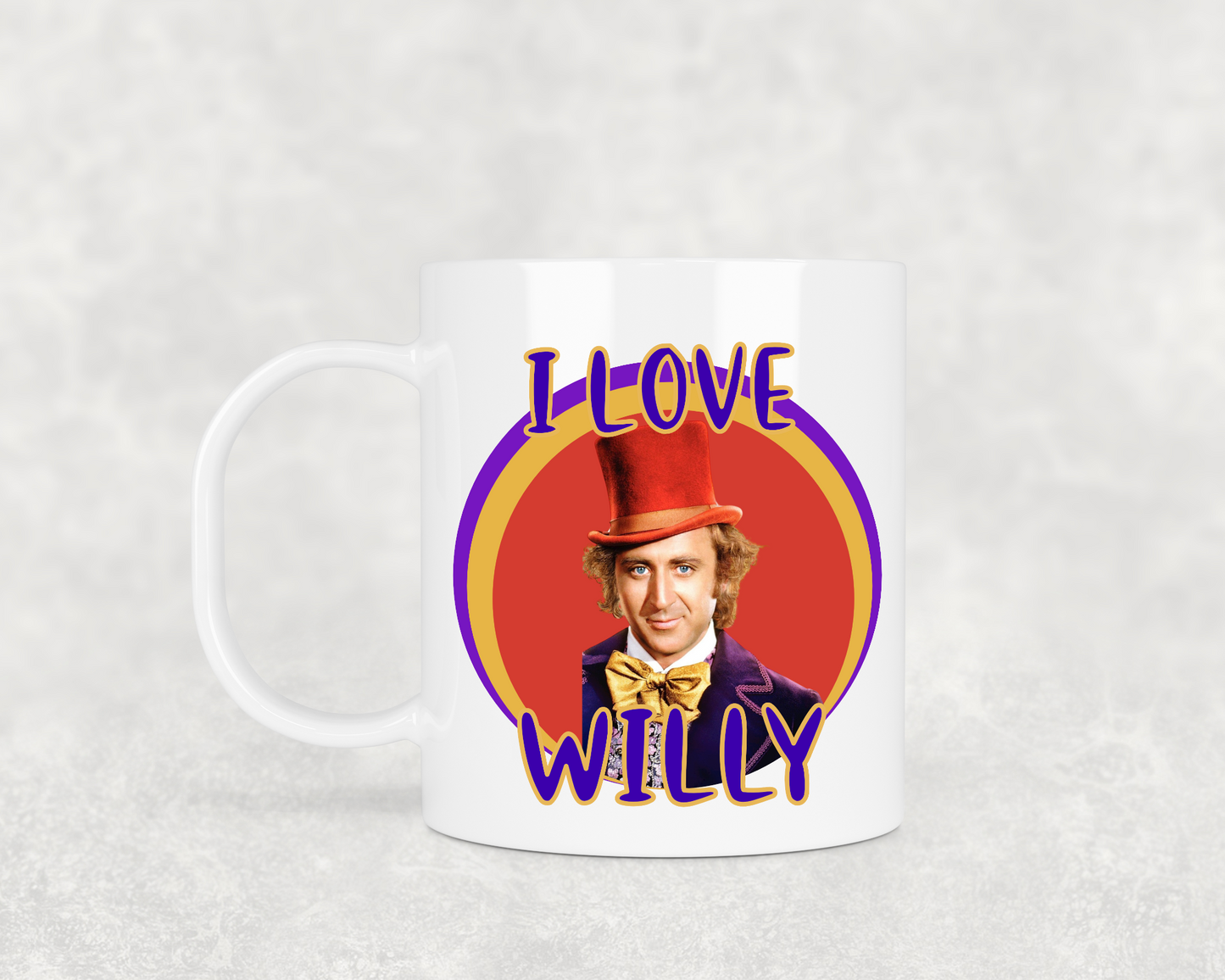 I LOVE WILLY 'WONKA' MUG