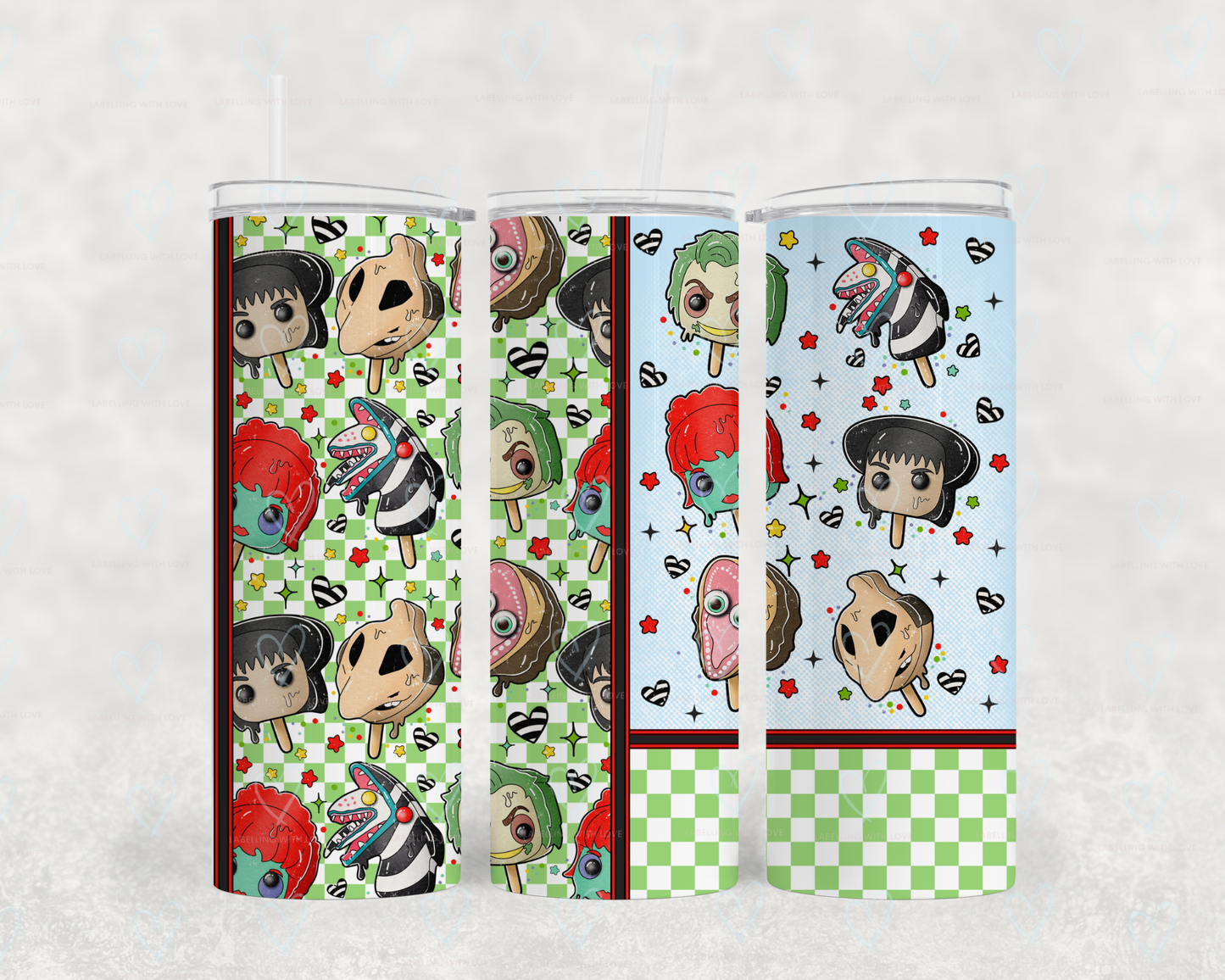 BEETLE JUICE POPSICLE TUMBLER