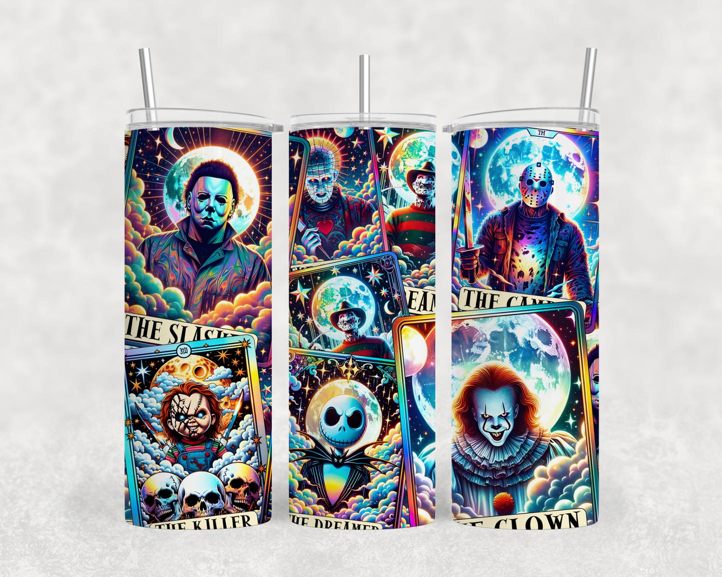 Horror iridescent Tumbler