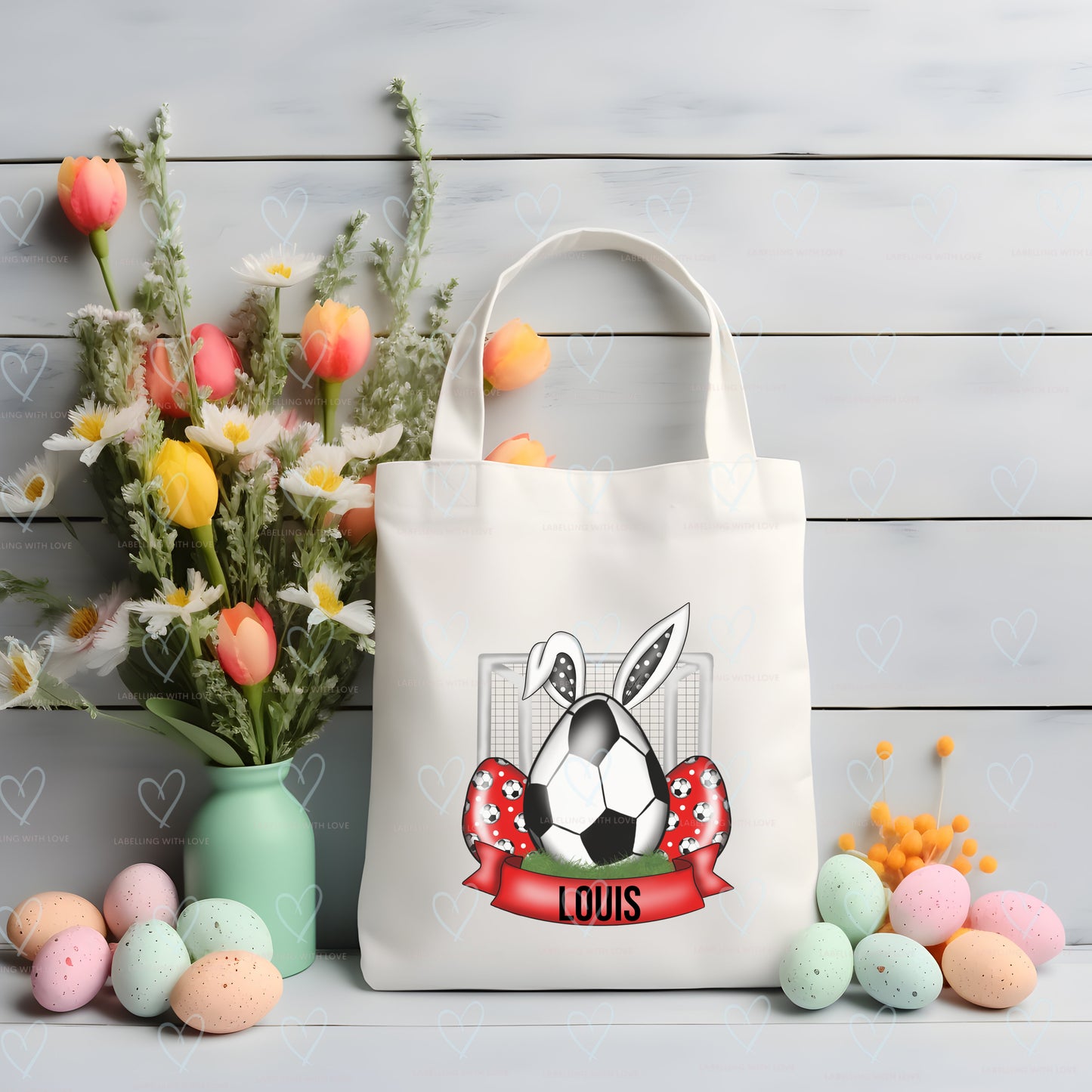 Football Easter Egg Bags