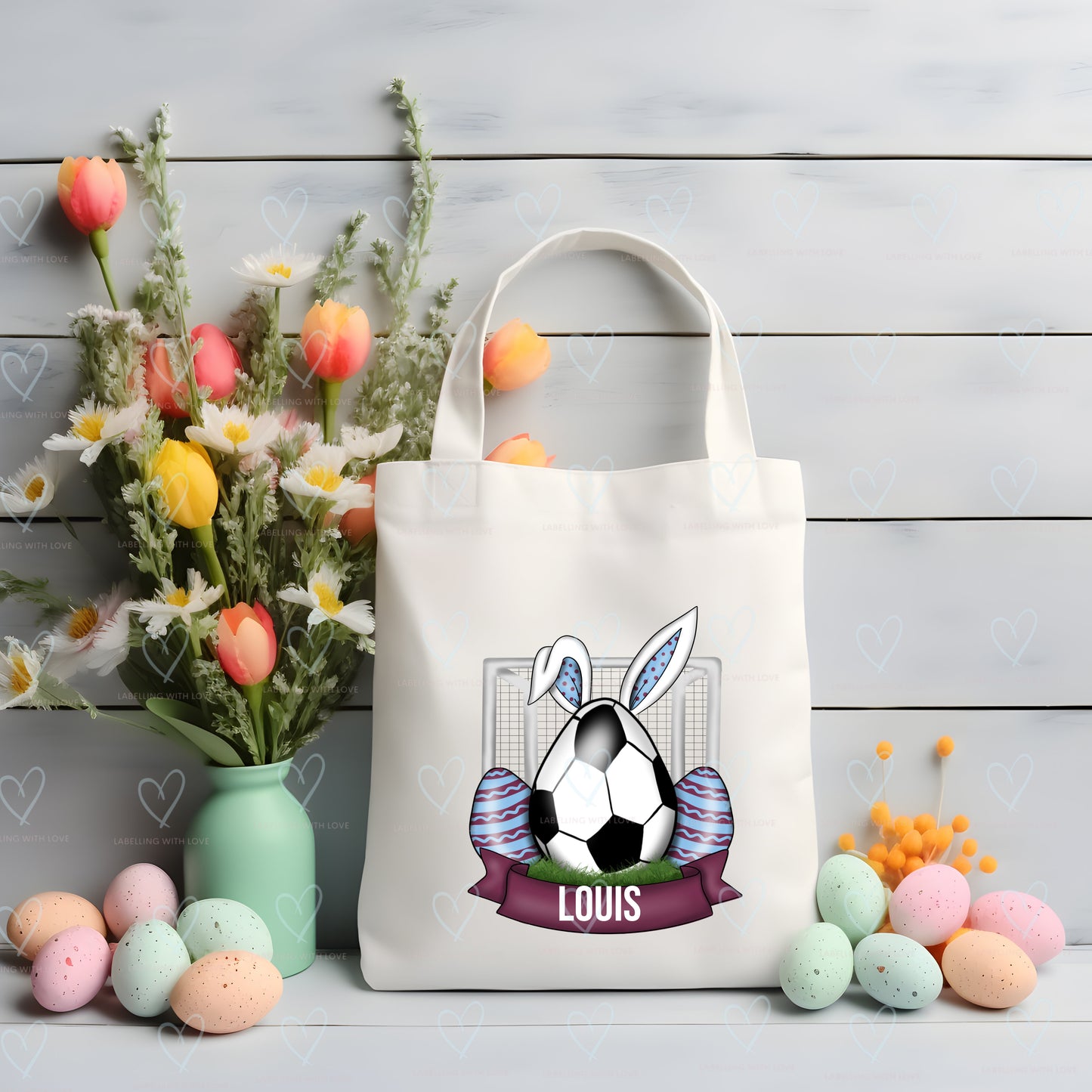 Football Easter Egg Bags