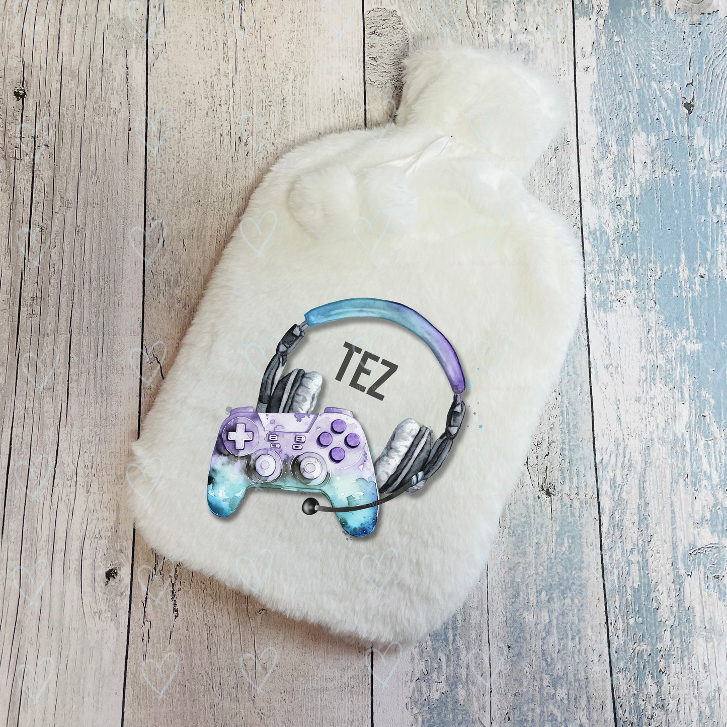 Personalised Gaming Hot water bottle