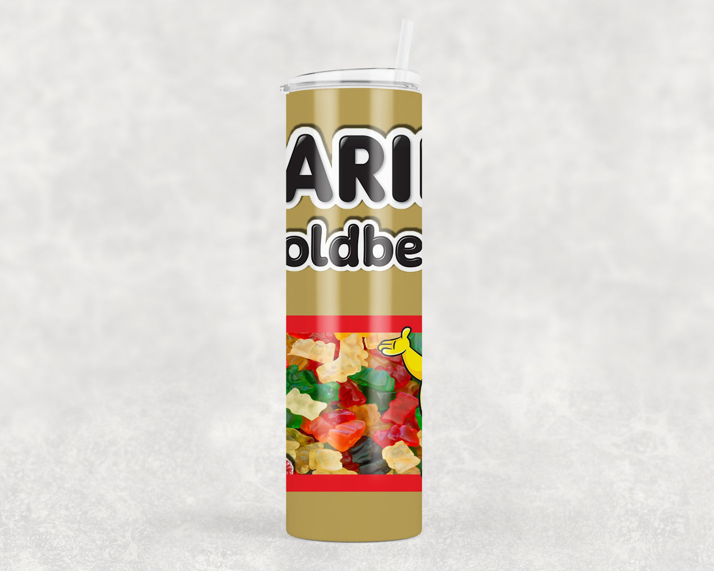 Food Inspired 20oz Tumbler with lid and straw