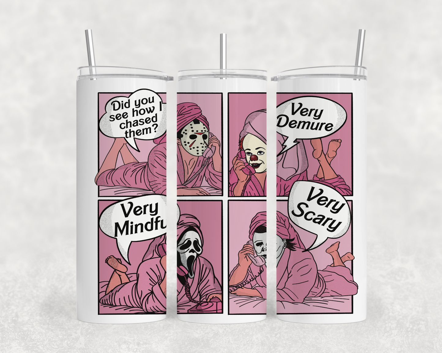 Horror 'very demure' Tumbler