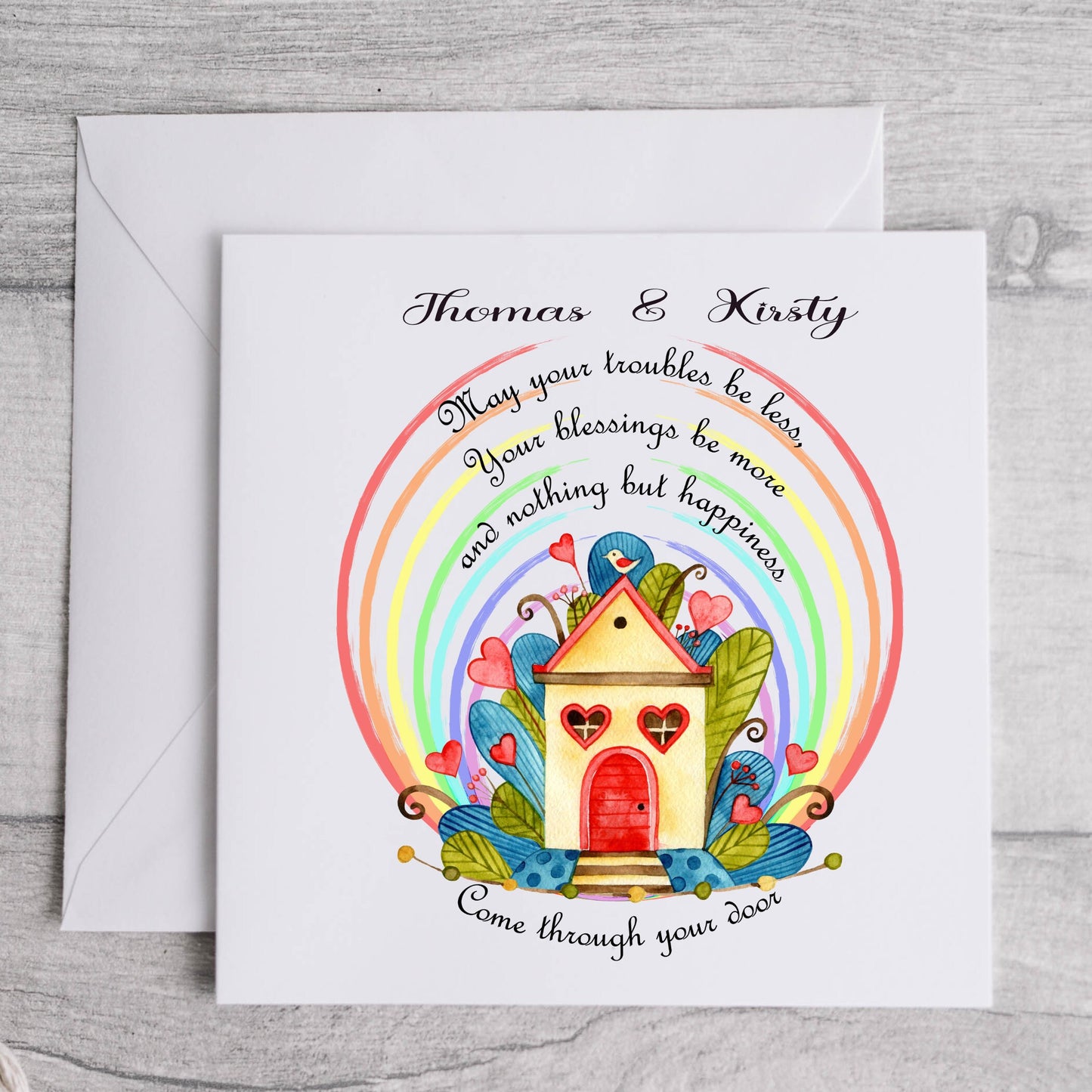 personalised New Home Card