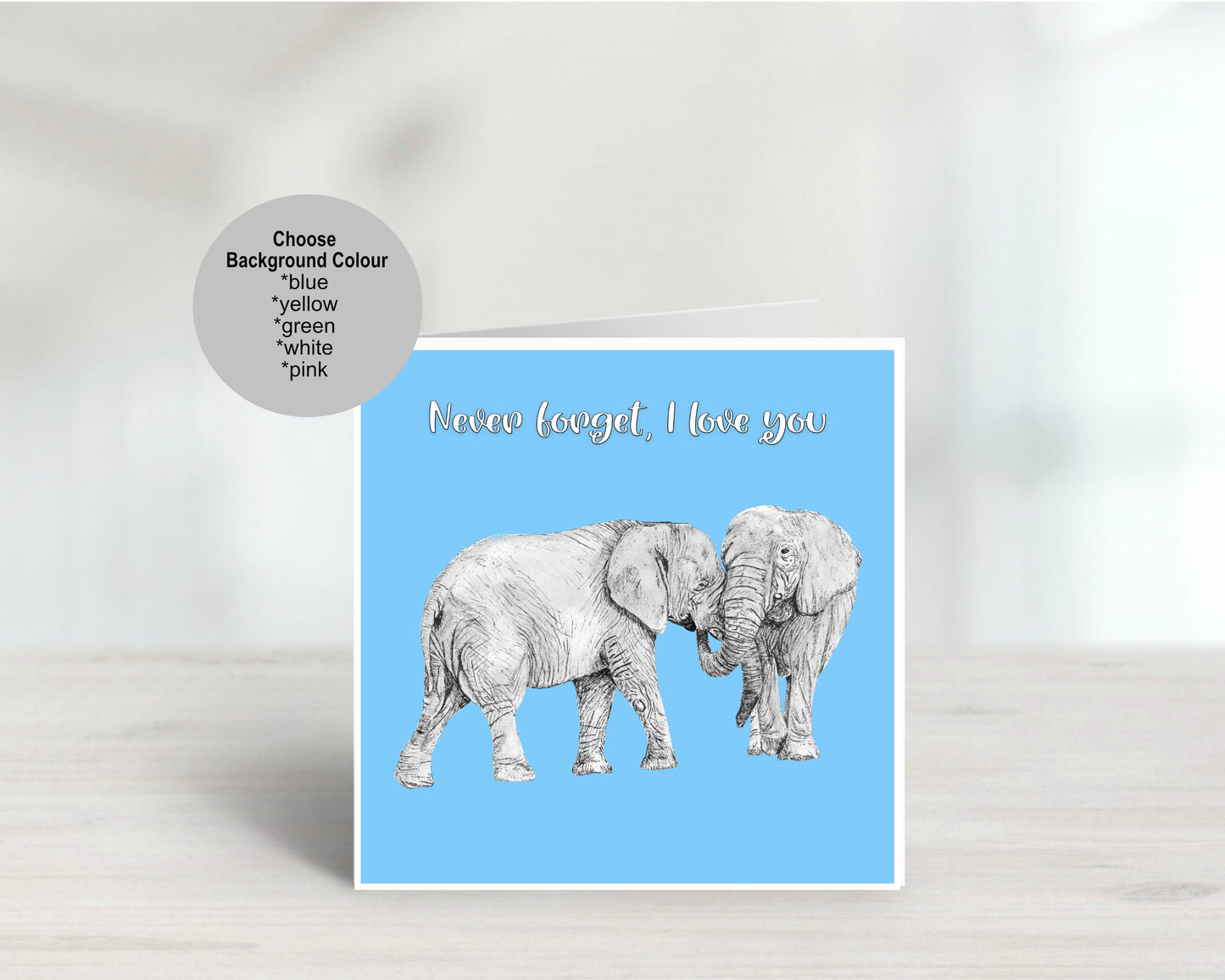 Elephant Greeting Card