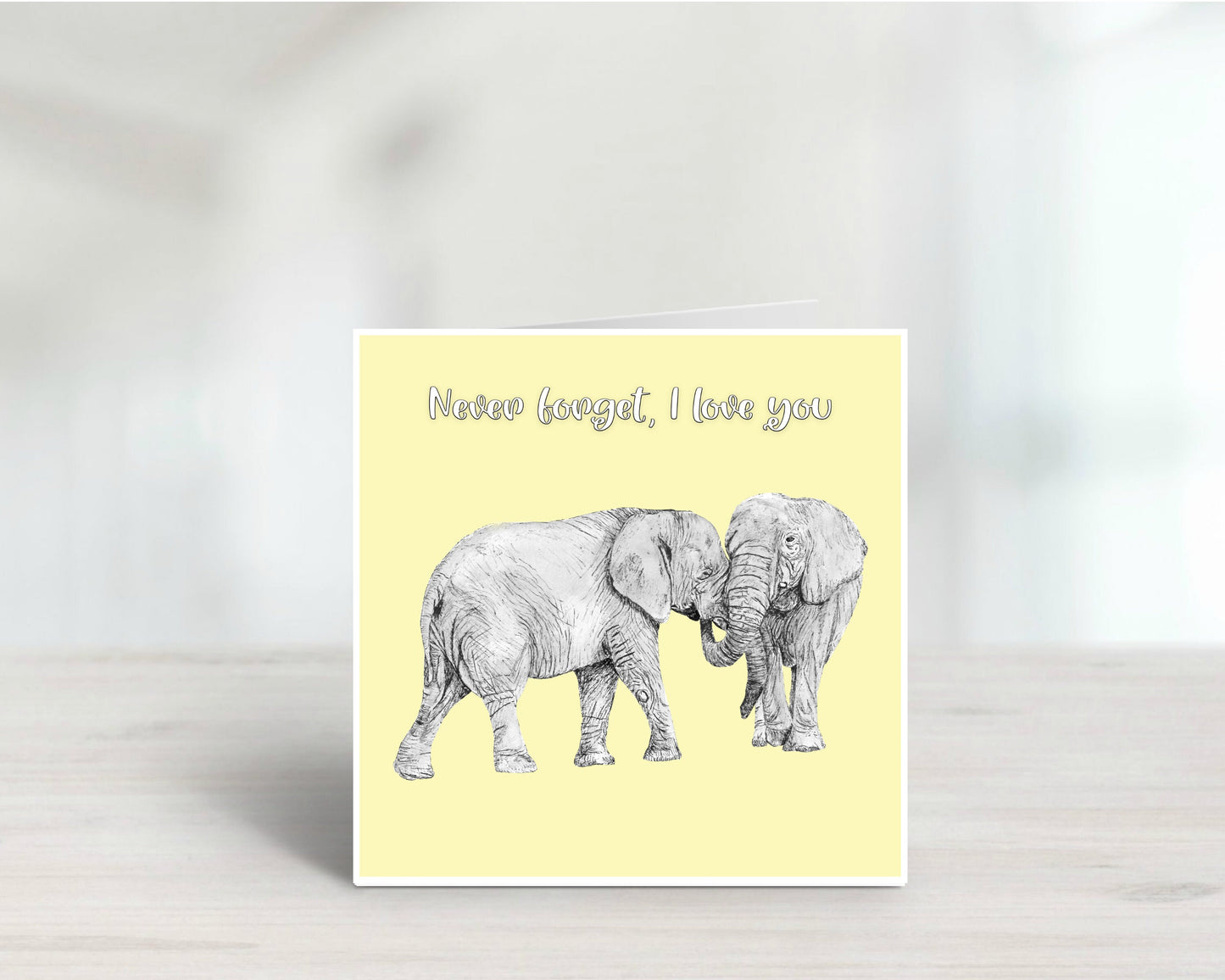 Elephant Greeting Card