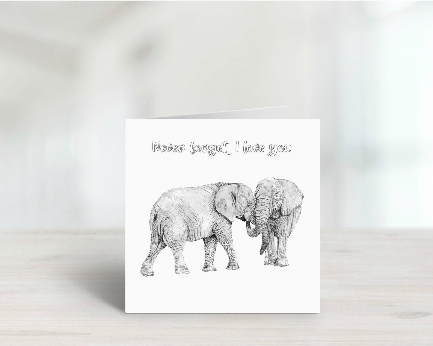 Elephant Greeting Card