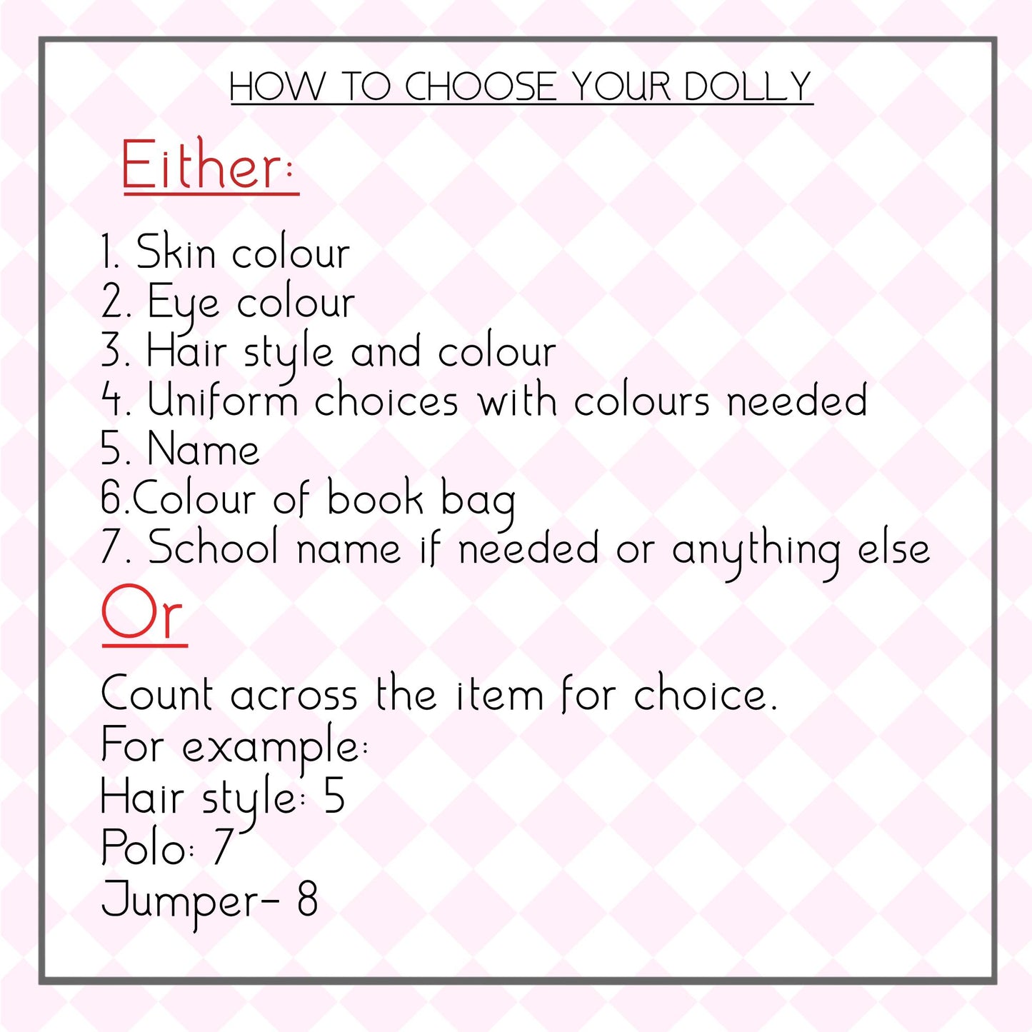 Personalised Book Bag | Character Dolly Book Bag | School book bag | Personalised Character bag | Primary School book bag