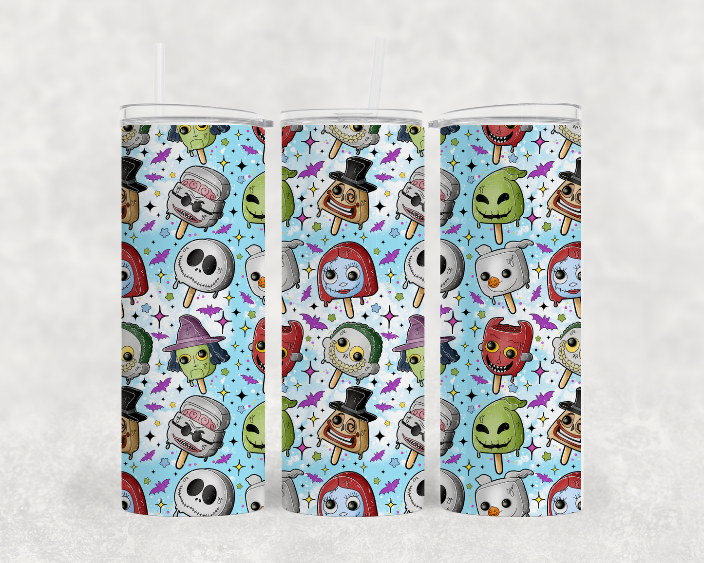 NIGHTMARE BEFORE CHRISTMAS POPSICLE TUMBLER