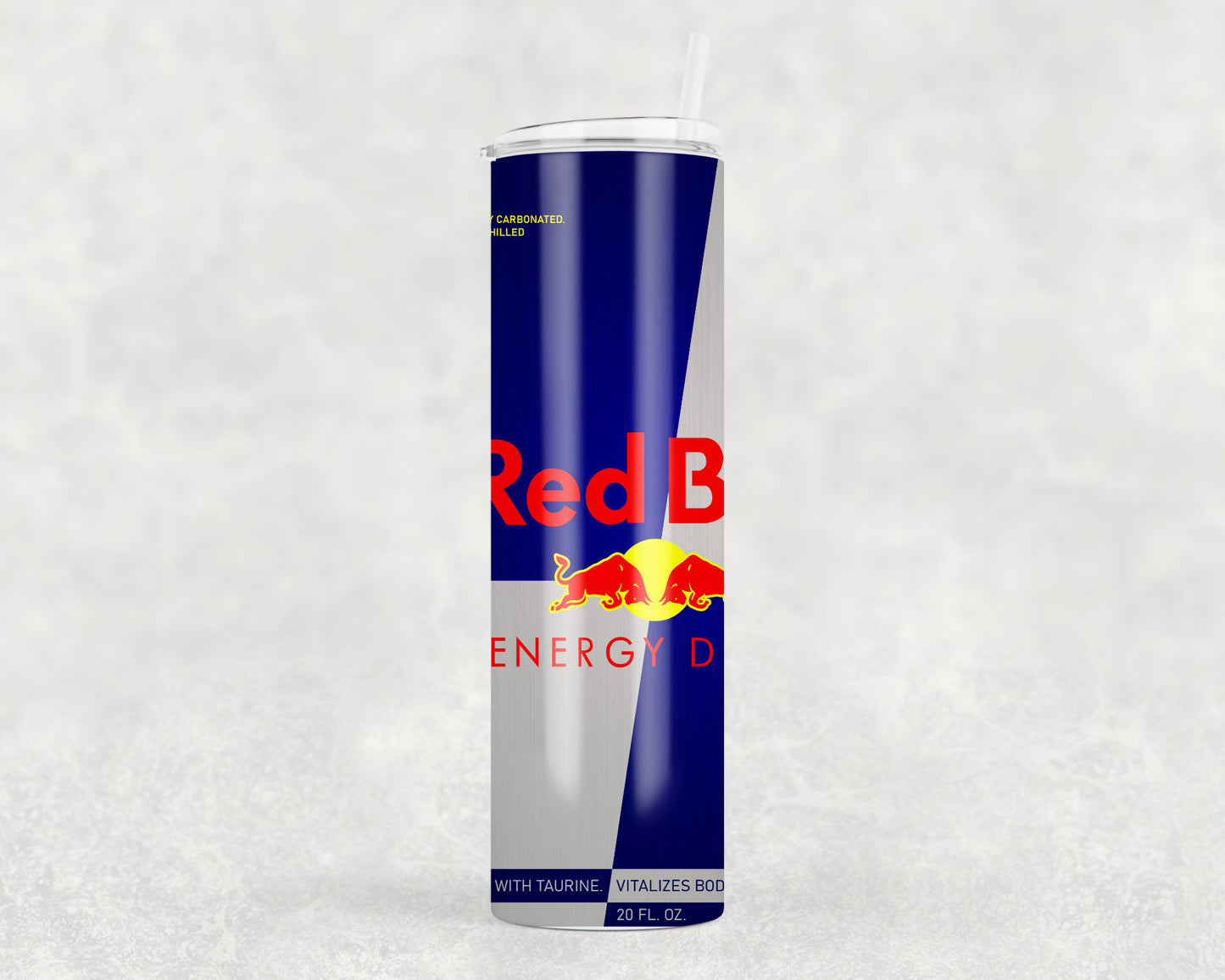 Drink brand inspired 20oz Tumbler with lid and straw