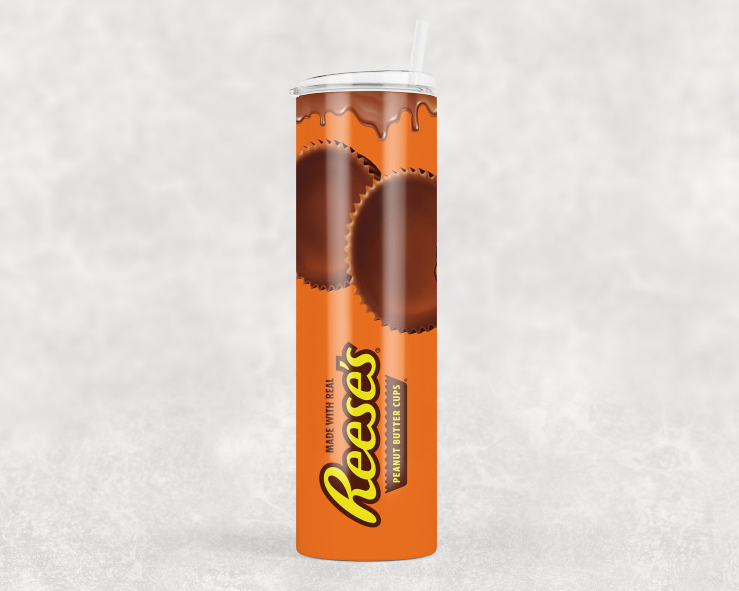 Food Inspired 20oz Tumbler with lid and straw
