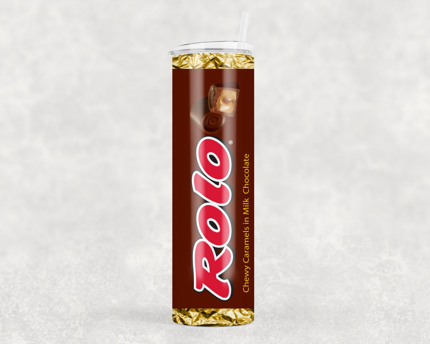 Food Inspired 20oz Tumbler with lid and straw