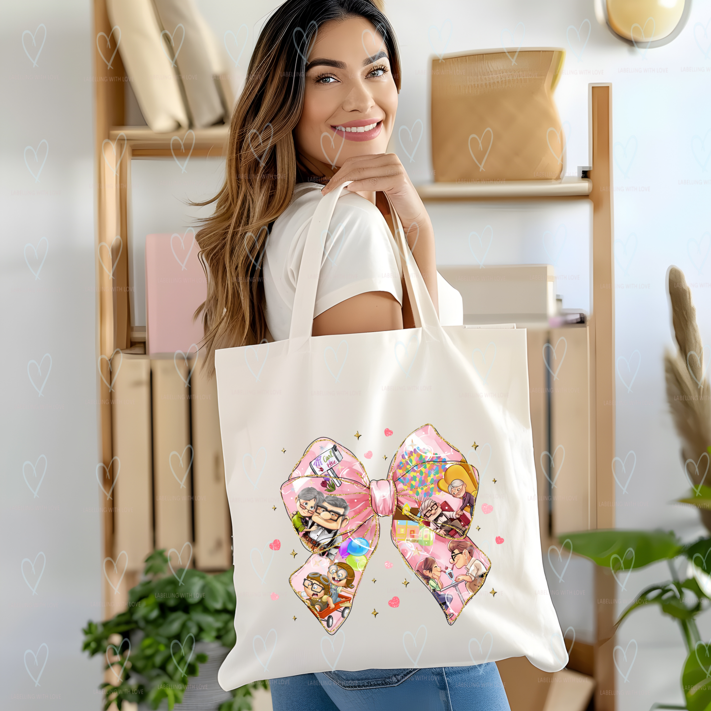 Cute Bow tote Bag Shopper