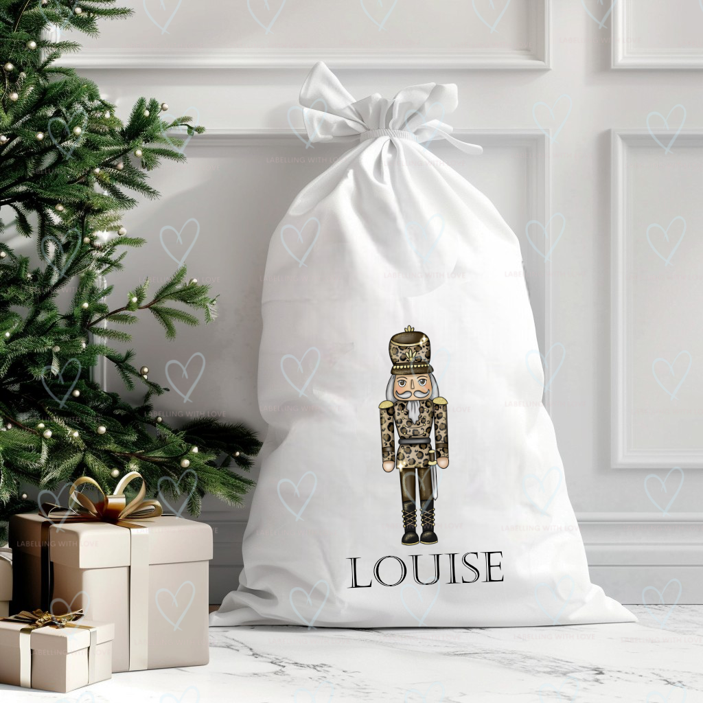 PERSONALISED NUTCRACKER CHRISTMAS SACK