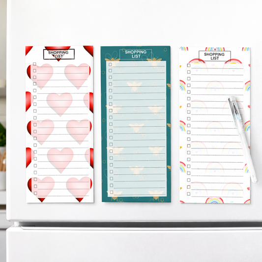 Magnetic Shopping List Pad, Magnetic Fridge Planner, Tear Off Shopping List, Kitchen Grocery List Pad, Meal Planning Pad