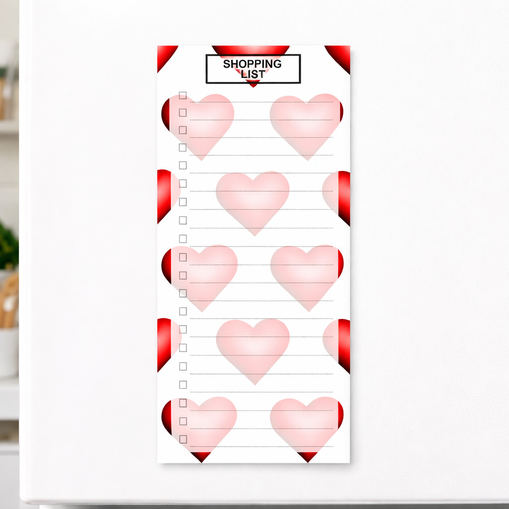 Magnetic Shopping List Pad, Magnetic Fridge Planner, Tear Off Shopping List, Kitchen Grocery List Pad, Meal Planning Pad