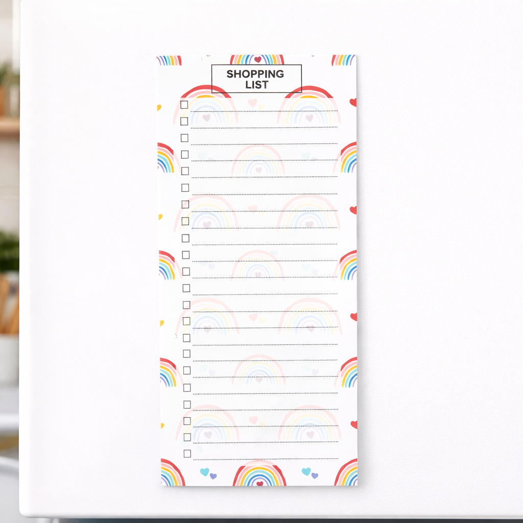 Magnetic Shopping List Pad, Magnetic Fridge Planner, Tear Off Shopping List, Kitchen Grocery List Pad, Meal Planning Pad