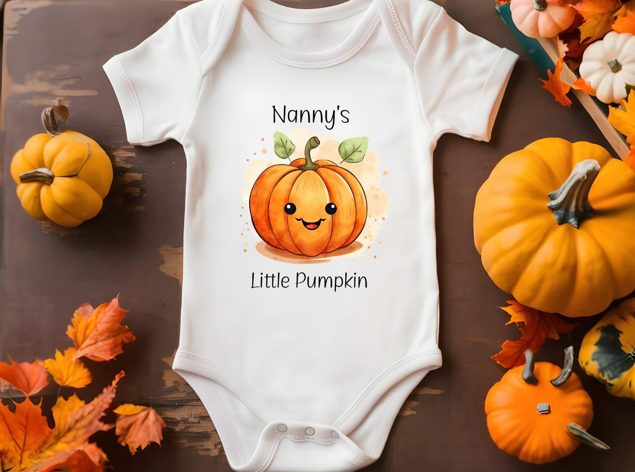Pumpkin Baby vest