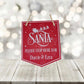 Santa, Stop Here! Sign