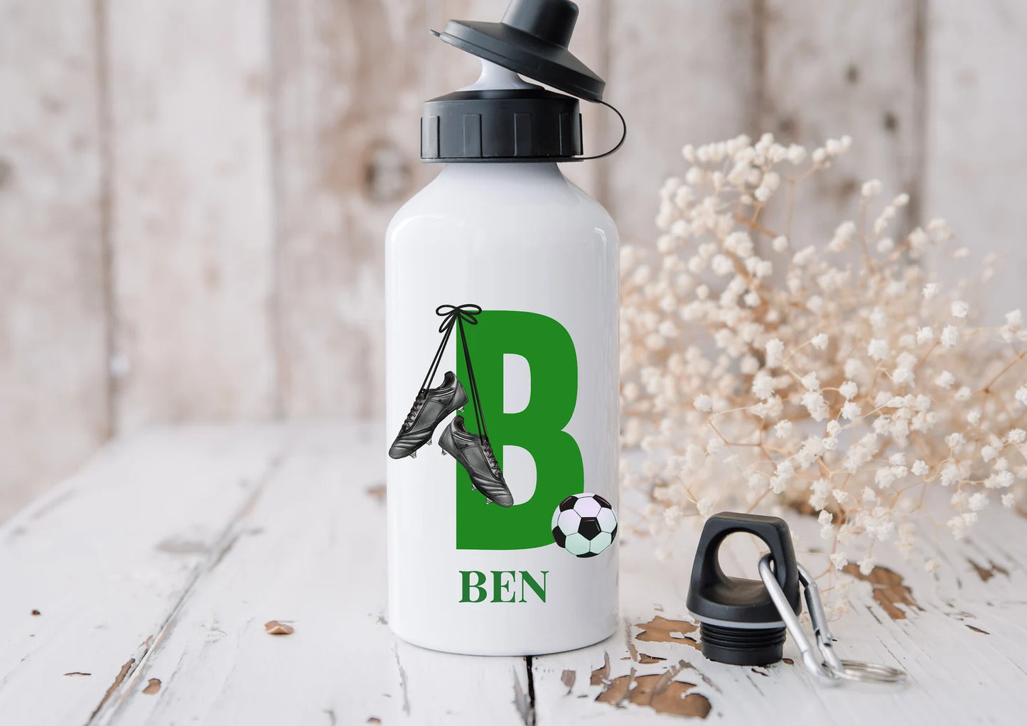 Personalised Football Water Bottle