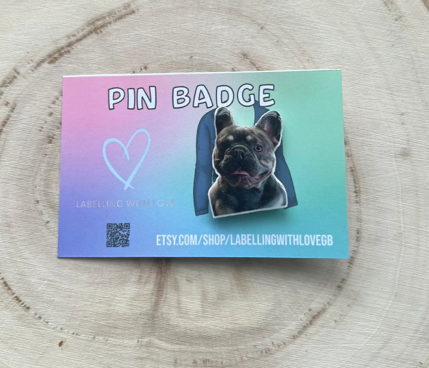 Personalised Pin Badge