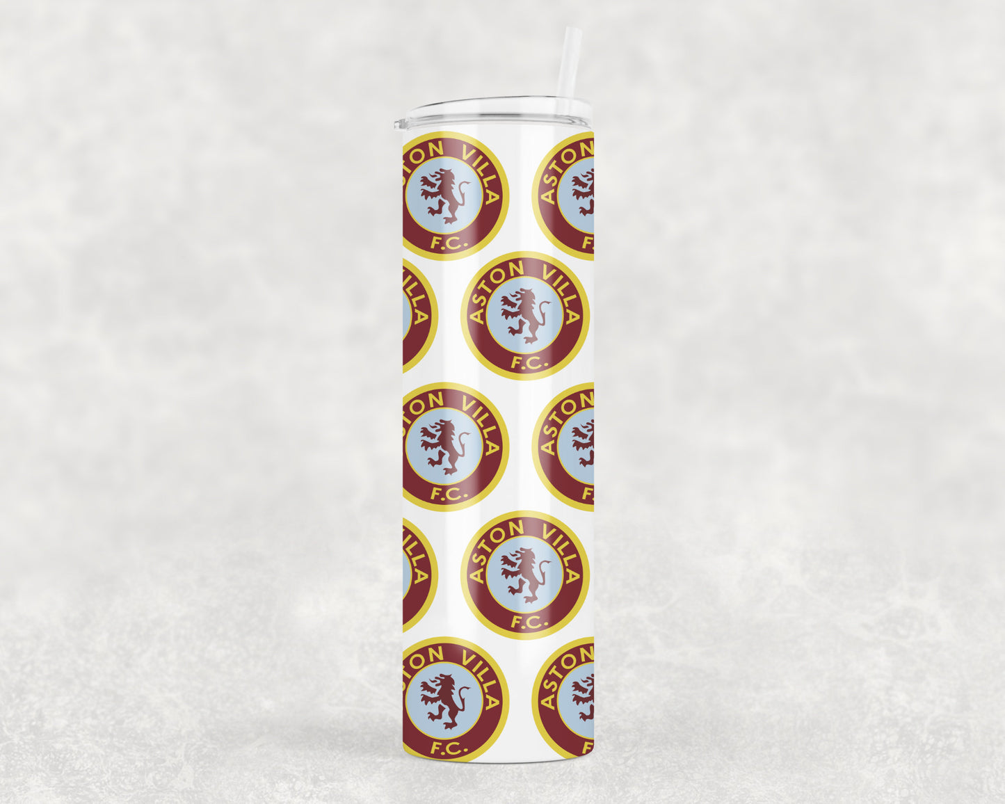 Football Team 20oz Stainless Steel tumbler with lid and straw