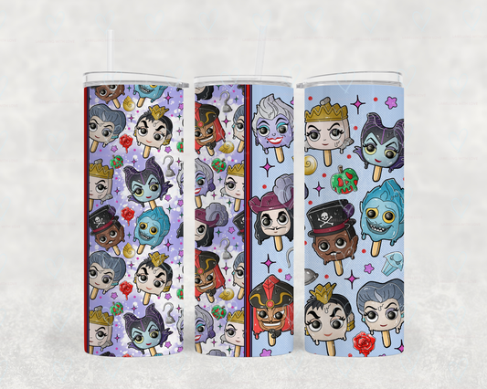 VILLANS POPSICLE PATTERN TUMBLER