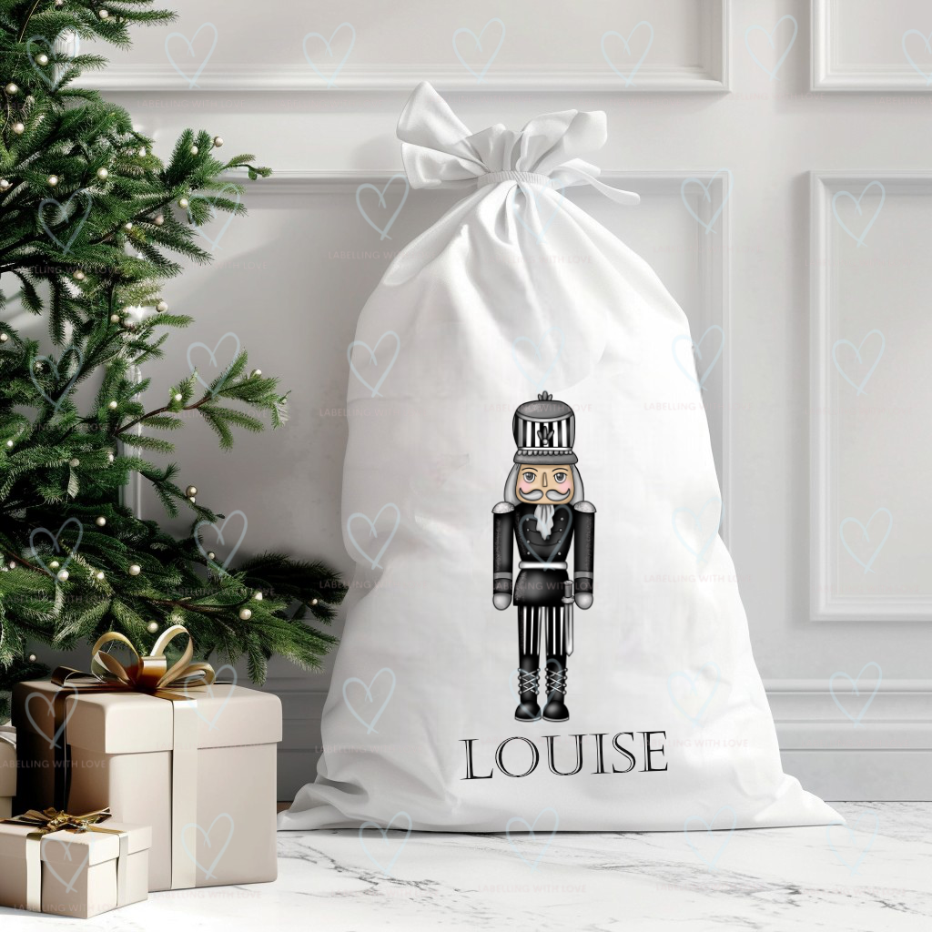 PERSONALISED NUTCRACKER CHRISTMAS SACK