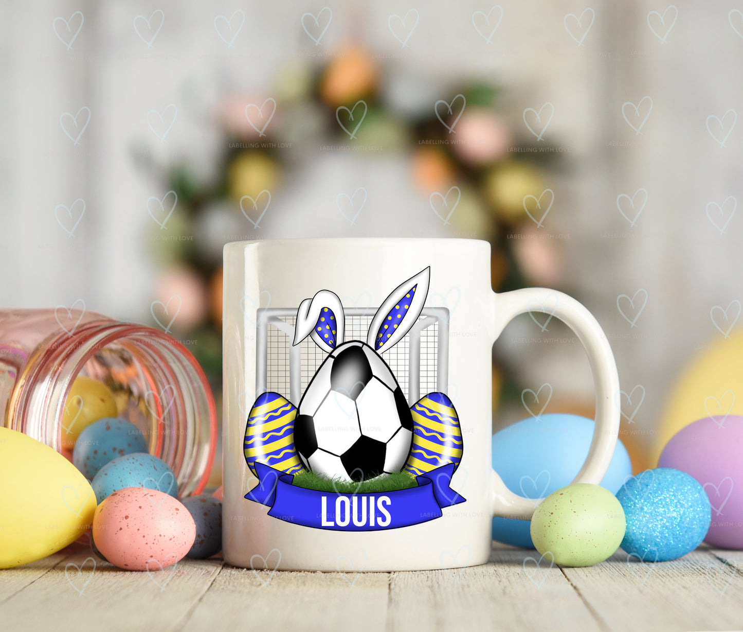 Football Easter Egg Mug