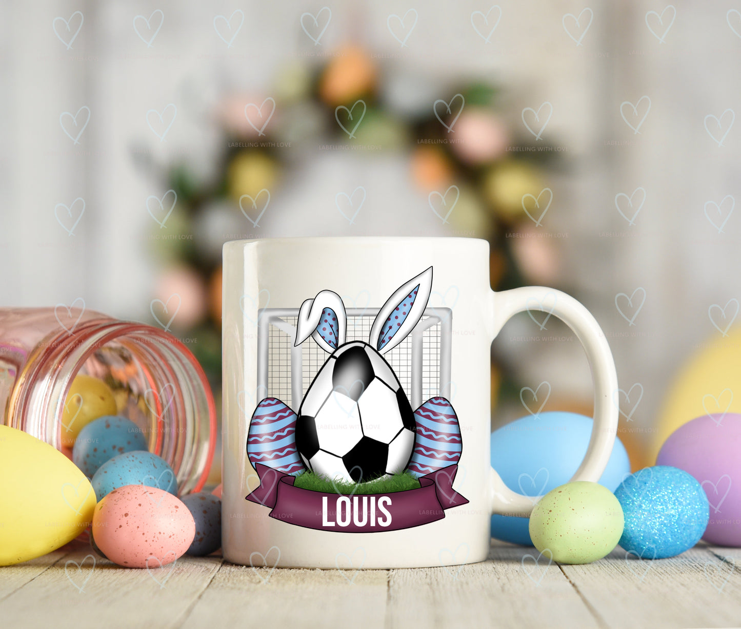 Football Easter Egg Mug