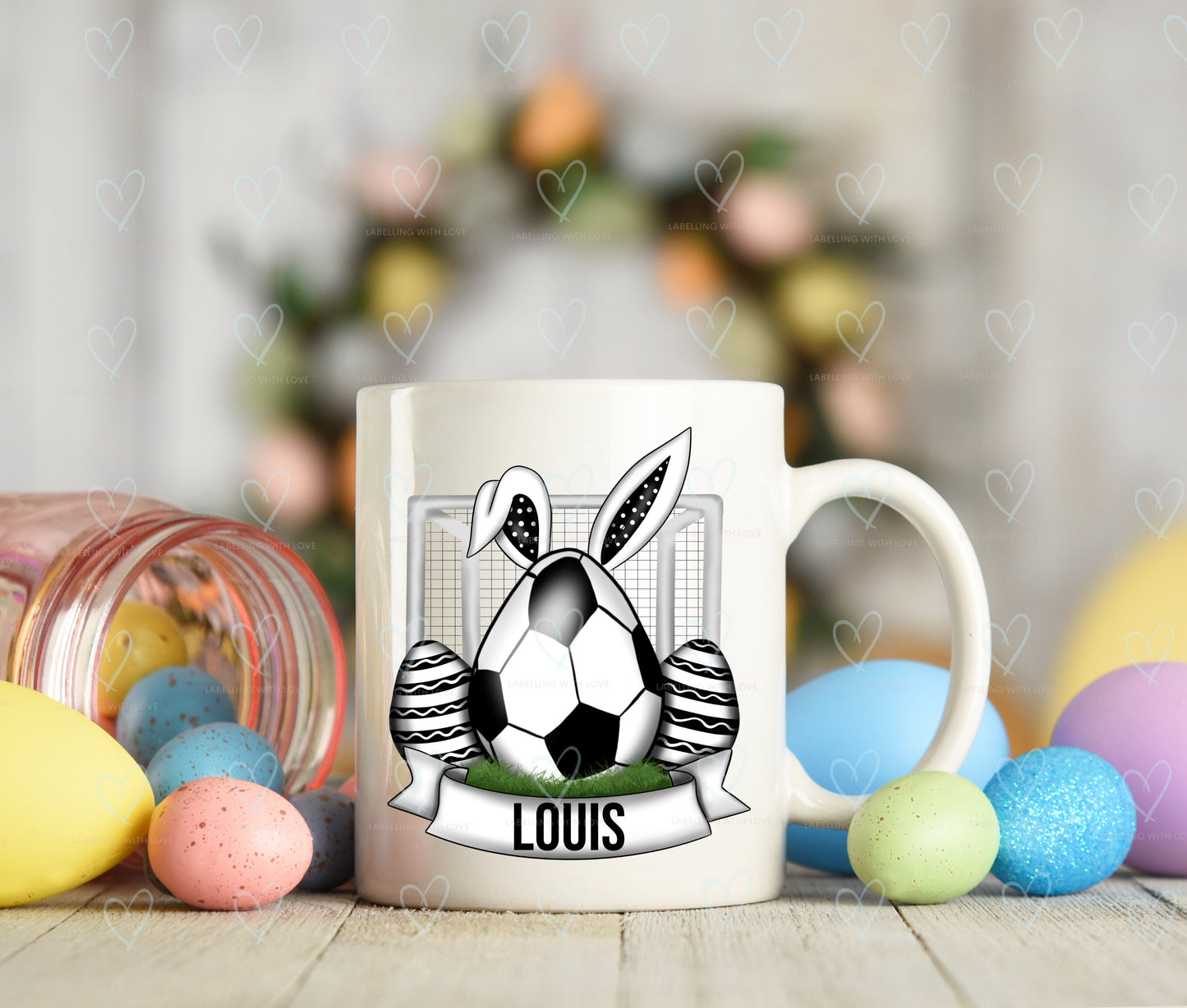 Football Easter Egg Mug