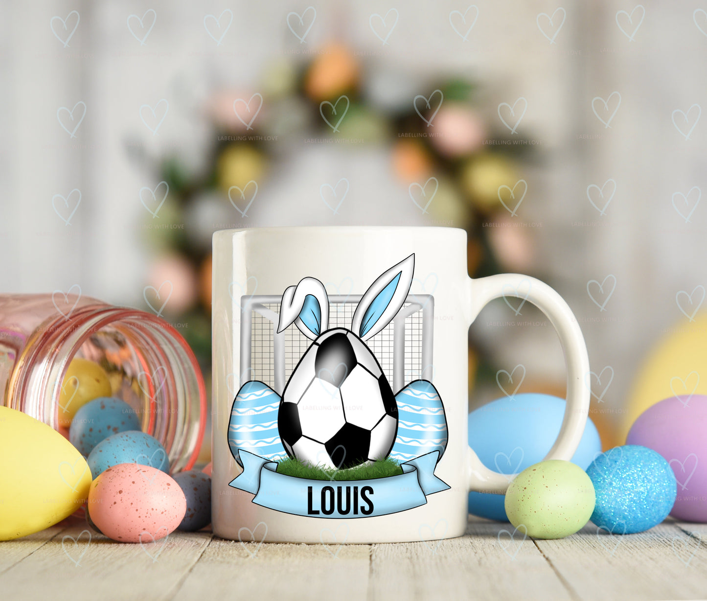 Football Easter Egg Mug