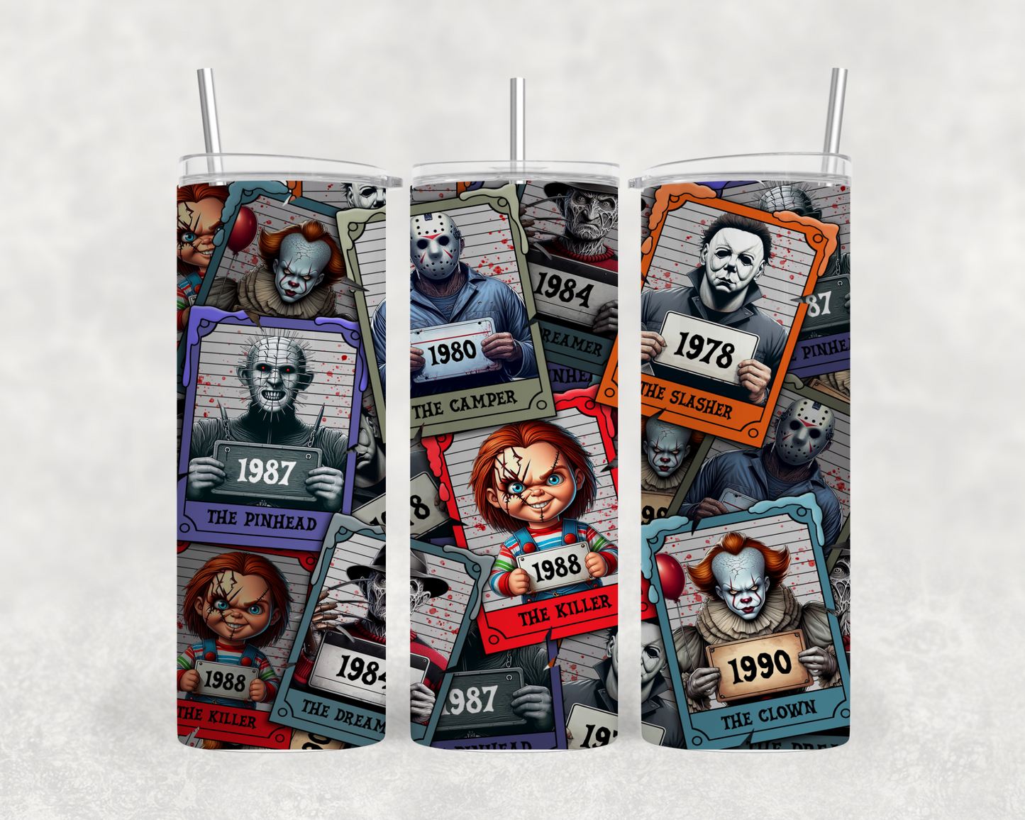 Horror Tarot Card Tumbler