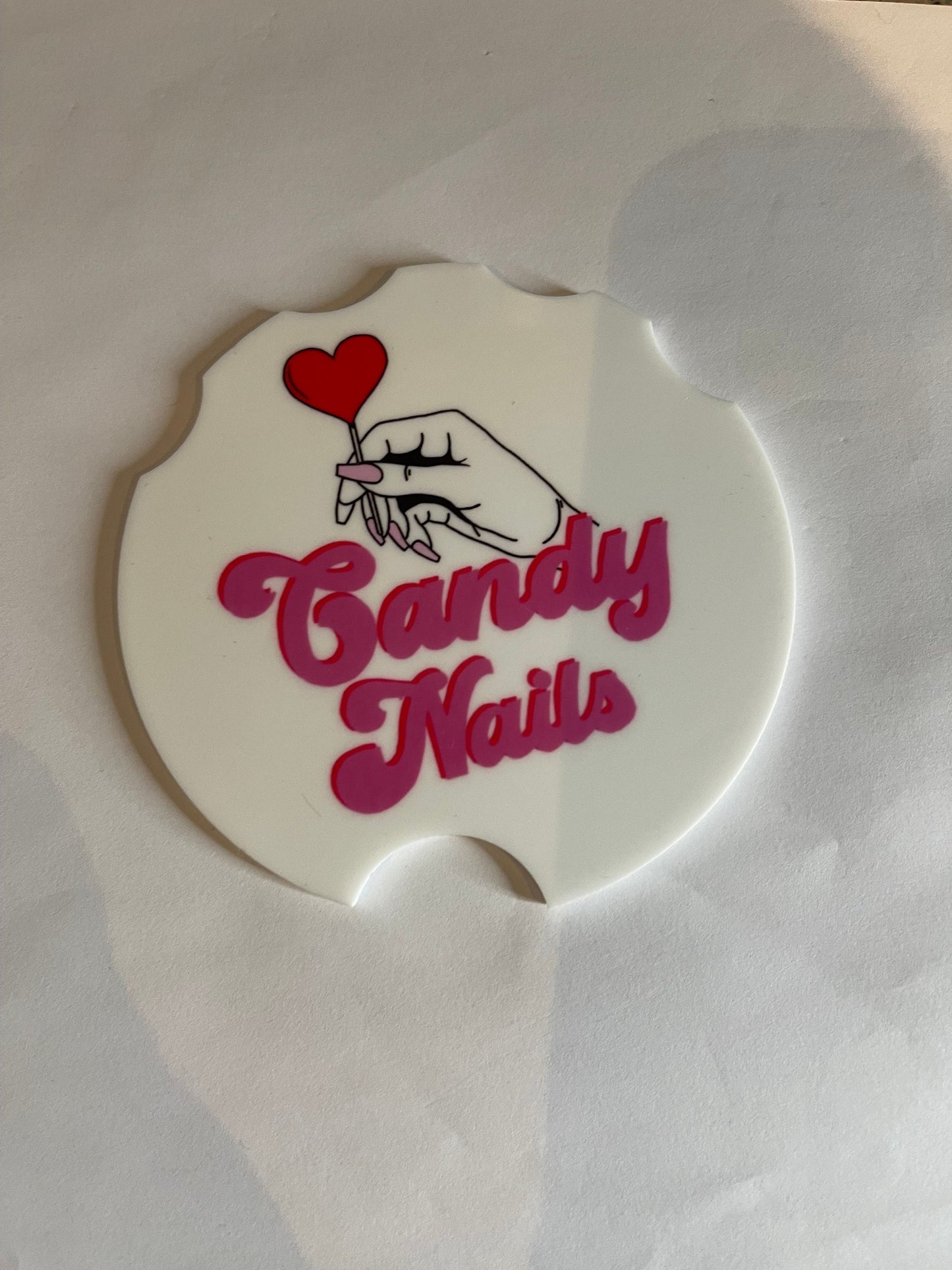 Personalised logo Nailfie | Nailfie disc | Nail Prop | Business signage | Nail tech gift | Nail tech accessory