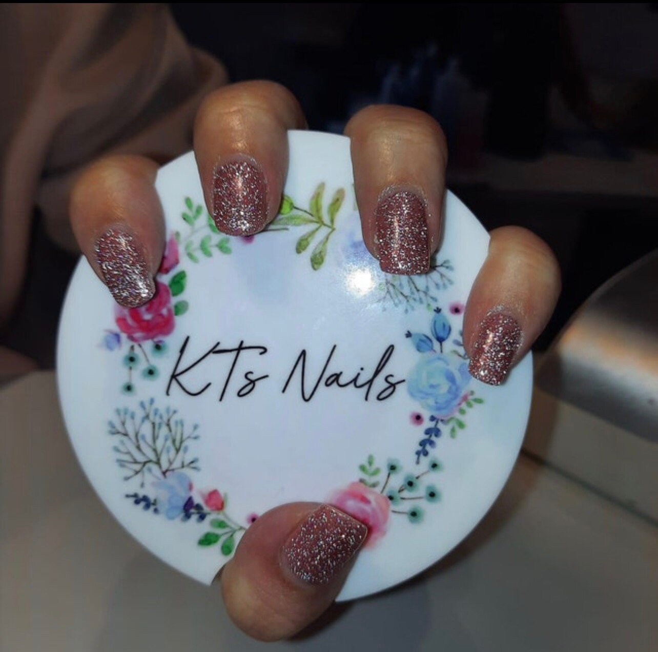 Personalised logo Nailfie | Nailfie disc | Nail Prop | Business signage | Nail tech gift | Nail tech accessory