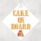 Cake on board car sign | Advertise fragile goods delivery in progress | Suction cup sign | Business caution