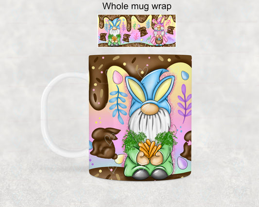 Easter Mug With Bunny Gonks | Easter Mug With Chocolate Rabbits | Easter gift | Easter Gift For Children