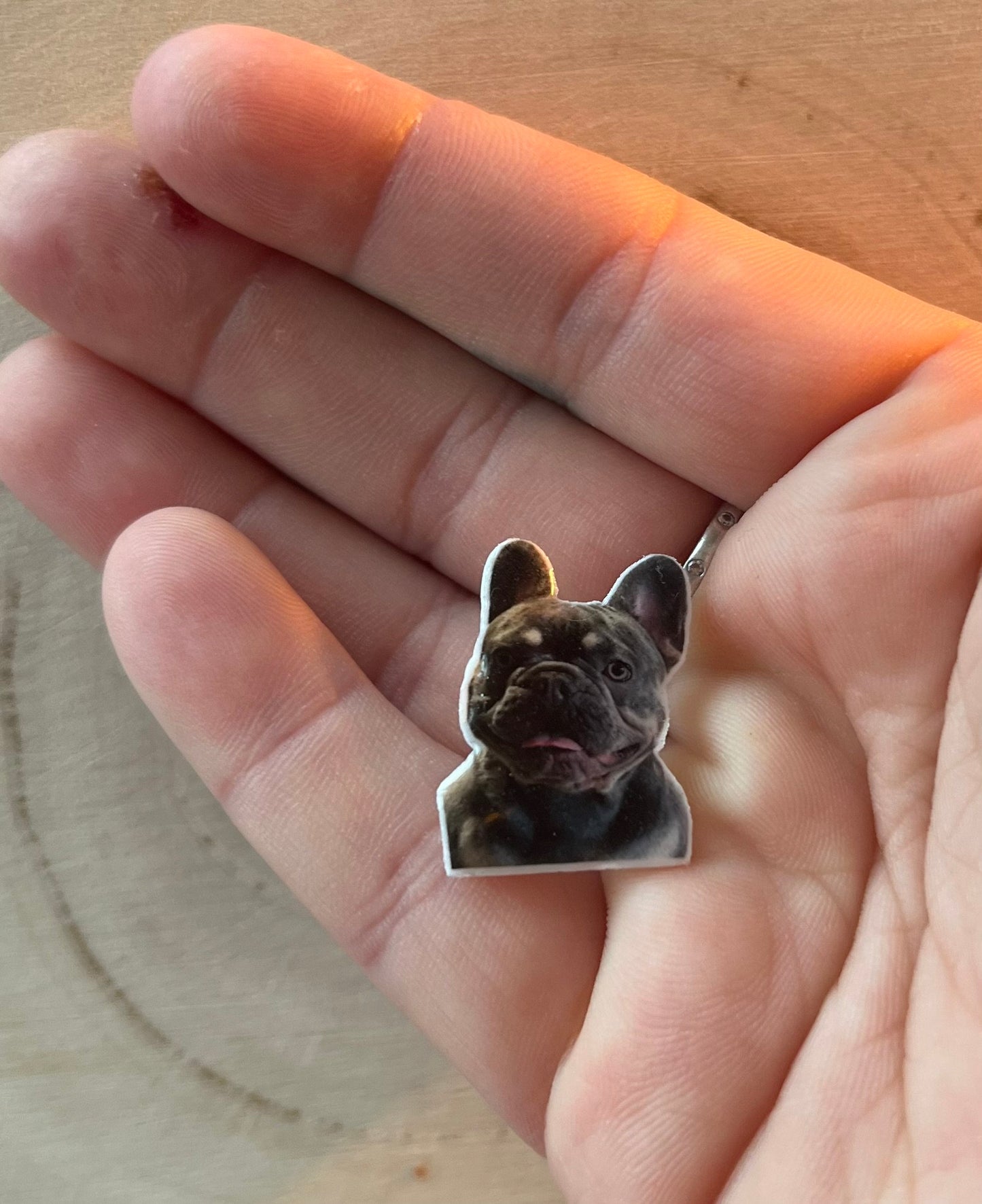 Custom pet/animal pin badge | Personalised Pet Pin Badge | Clothing Accessory