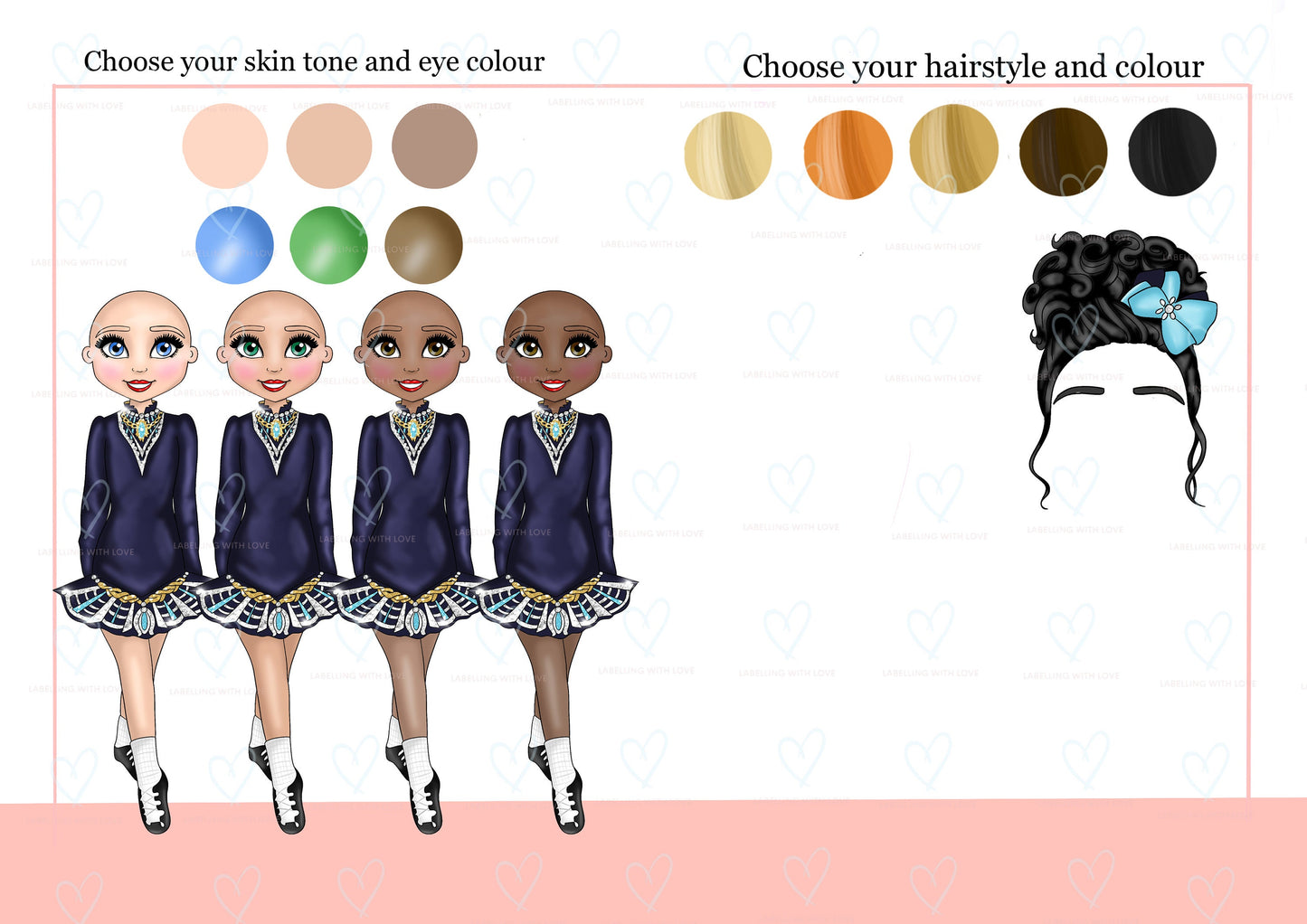 Personalised Irish Dance Bag | Irish Dancing Backpack | Custom Irish Dancer Drawstring Bag | Irish Dance Gift | Girls Dance Bag | Feis Gift