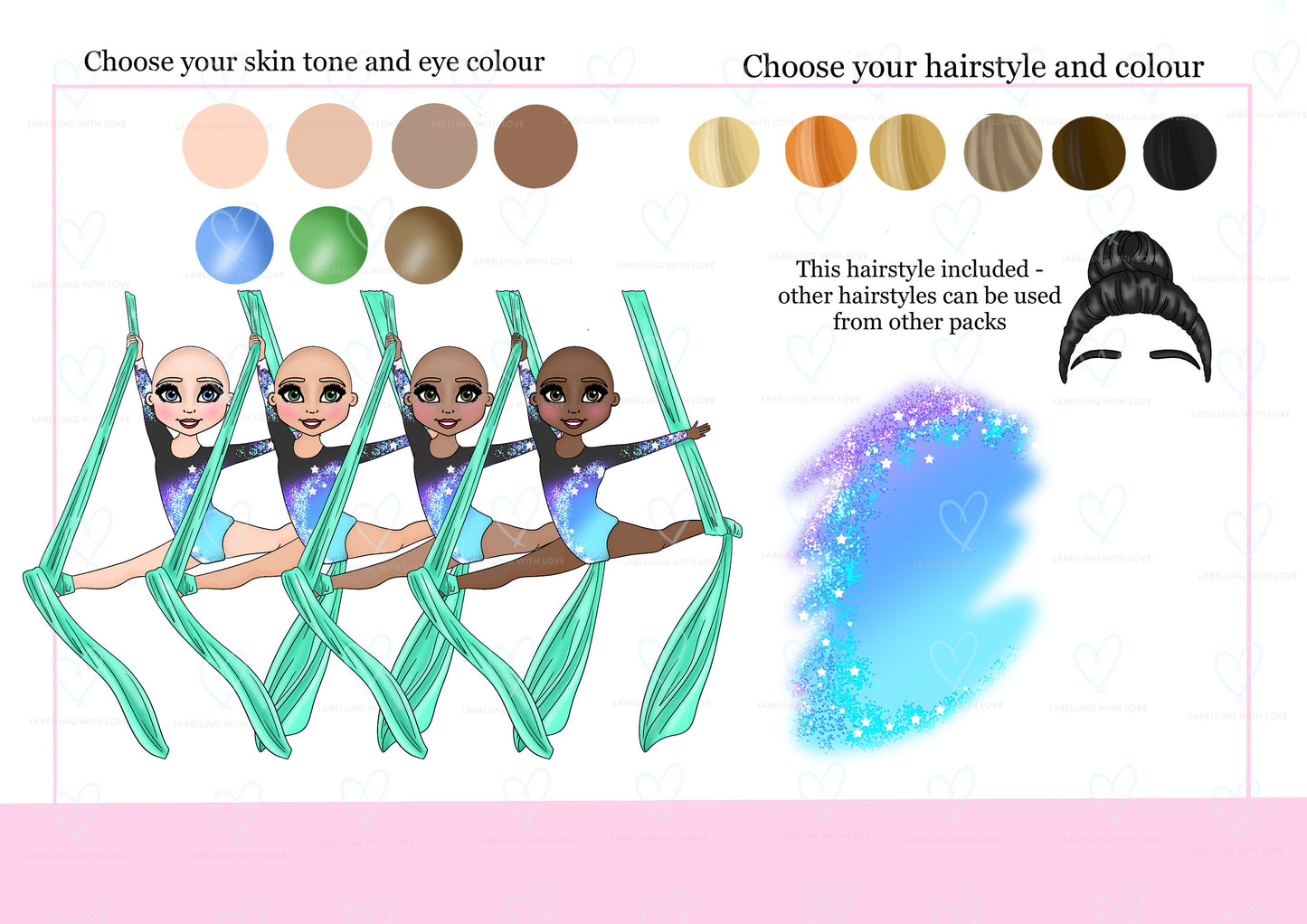 Custom Aerial Silks Bottle for Girls, Personalised Gymnast Water Bottle, Stainless Steel Sports Drink Flask