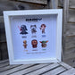 Personalised Character Frame | Personalised Star Wars FunkoPop Inspired Frame | Birthday Dad Son Daughter Friend Teacher Mum Gifts