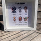Personalised Character Frame | Personalised Star Wars FunkoPop Inspired Frame | Birthday Dad Son Daughter Friend Teacher Mum Gifts