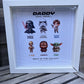 Personalised Character Frame | Personalised Star Wars FunkoPop Inspired Frame | Birthday Dad Son Daughter Friend Teacher Mum Gifts
